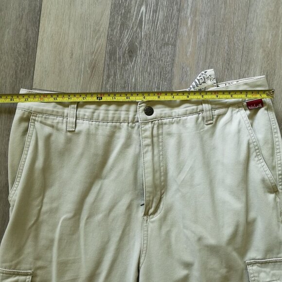VTG 90s Y2K Quiksilver Baggy Cargo Pants Carpenter Rave Cyber Grunge Skate 34x30 - Picture 14 of 16